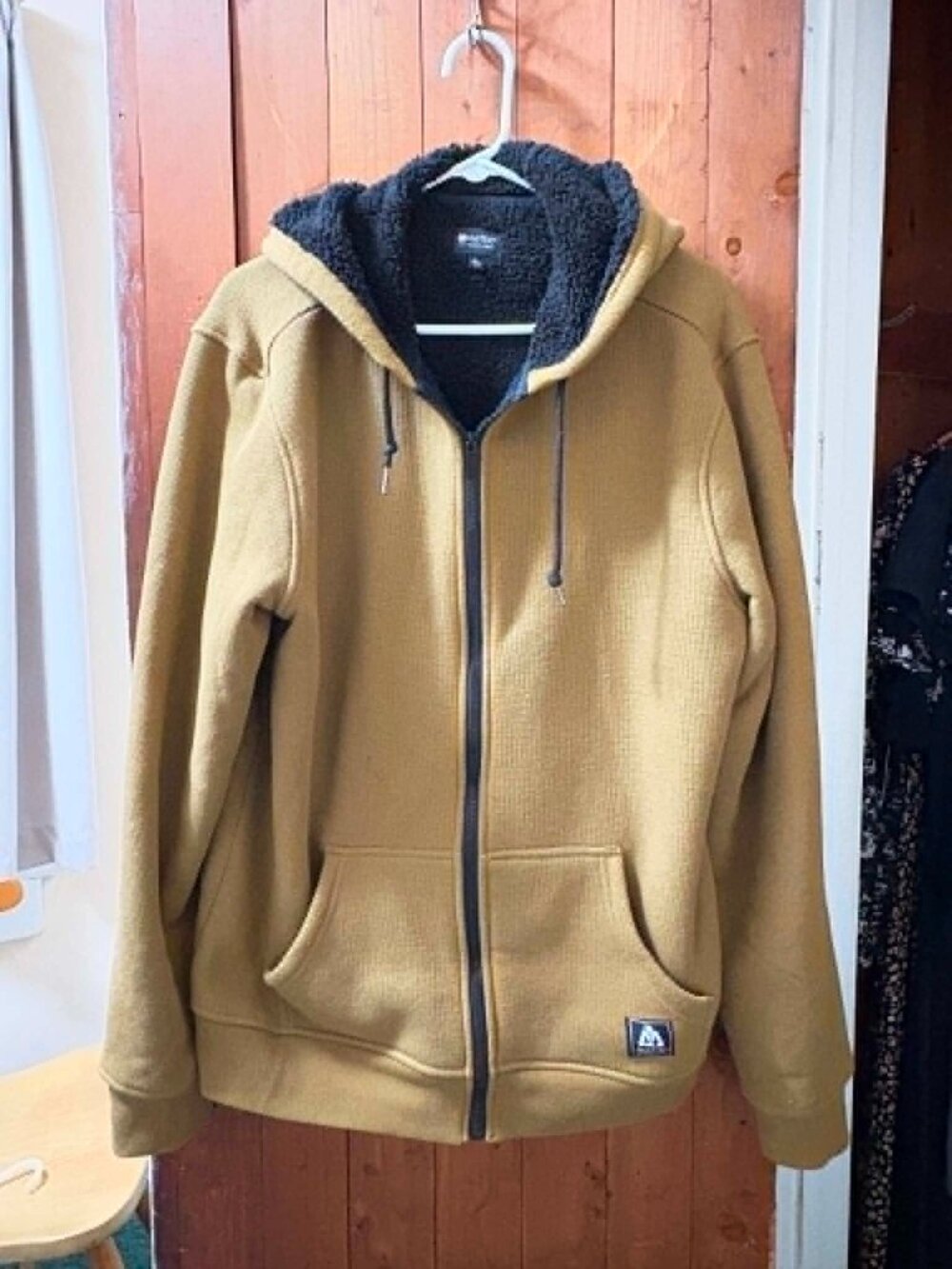 MENS HEAVY WEIGHT MATIX ZIP-UP HOODIE LARGE